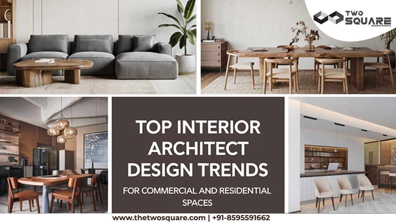 Top Interior Architect Design Trends for Commercial and Residential Spaces in 2024